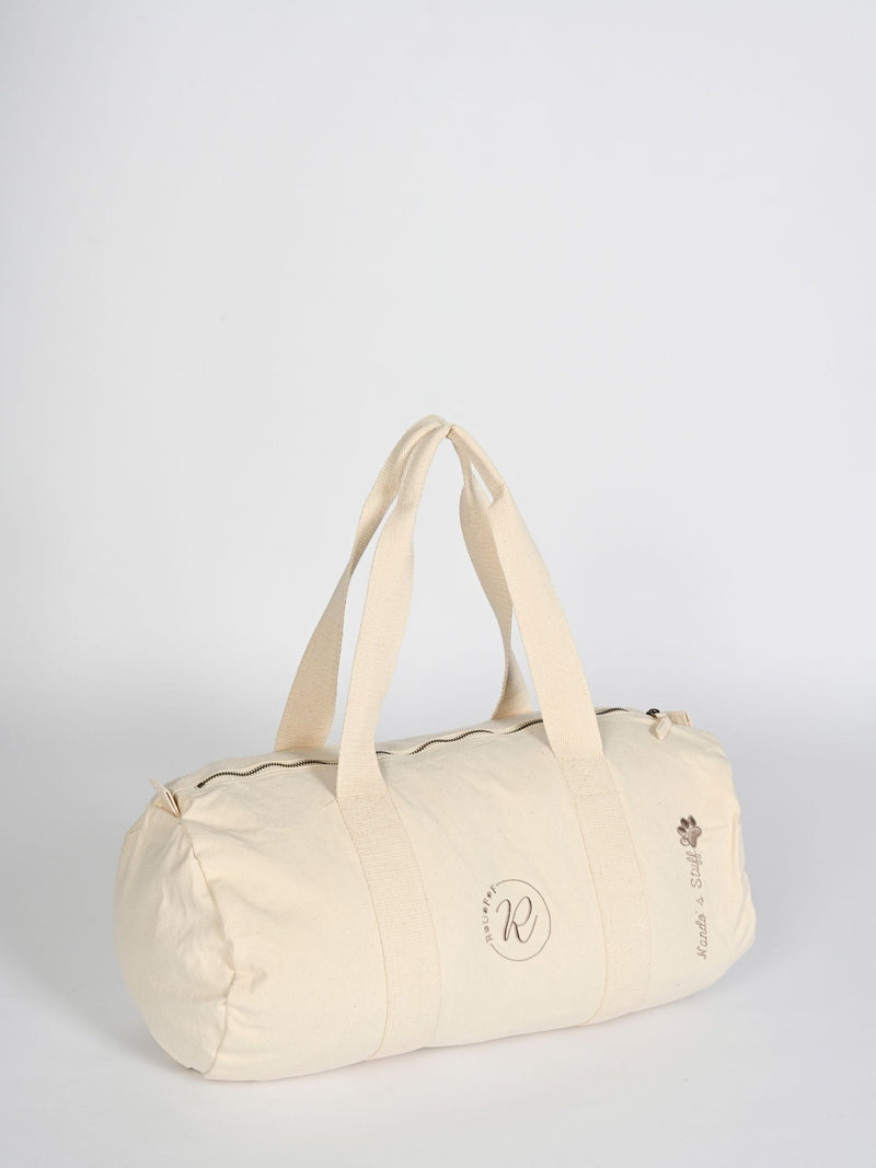 RUFF Personalised Grey Barrell Bag