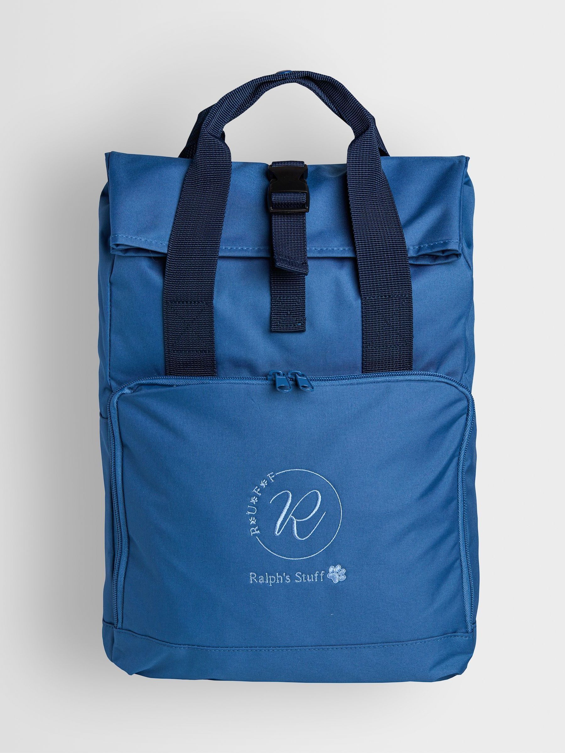 RUFF Personalised Luxury Roll Top Backpack