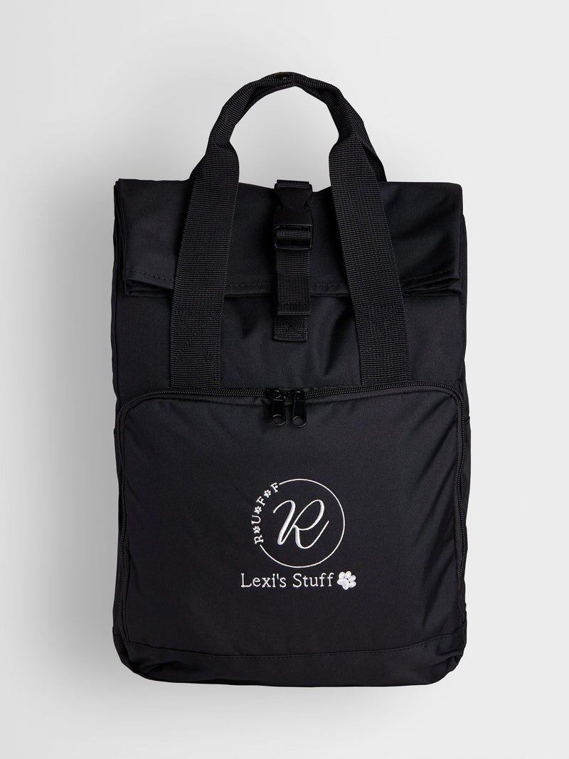 RUFF Personalised Luxury Roll Top Backpack
