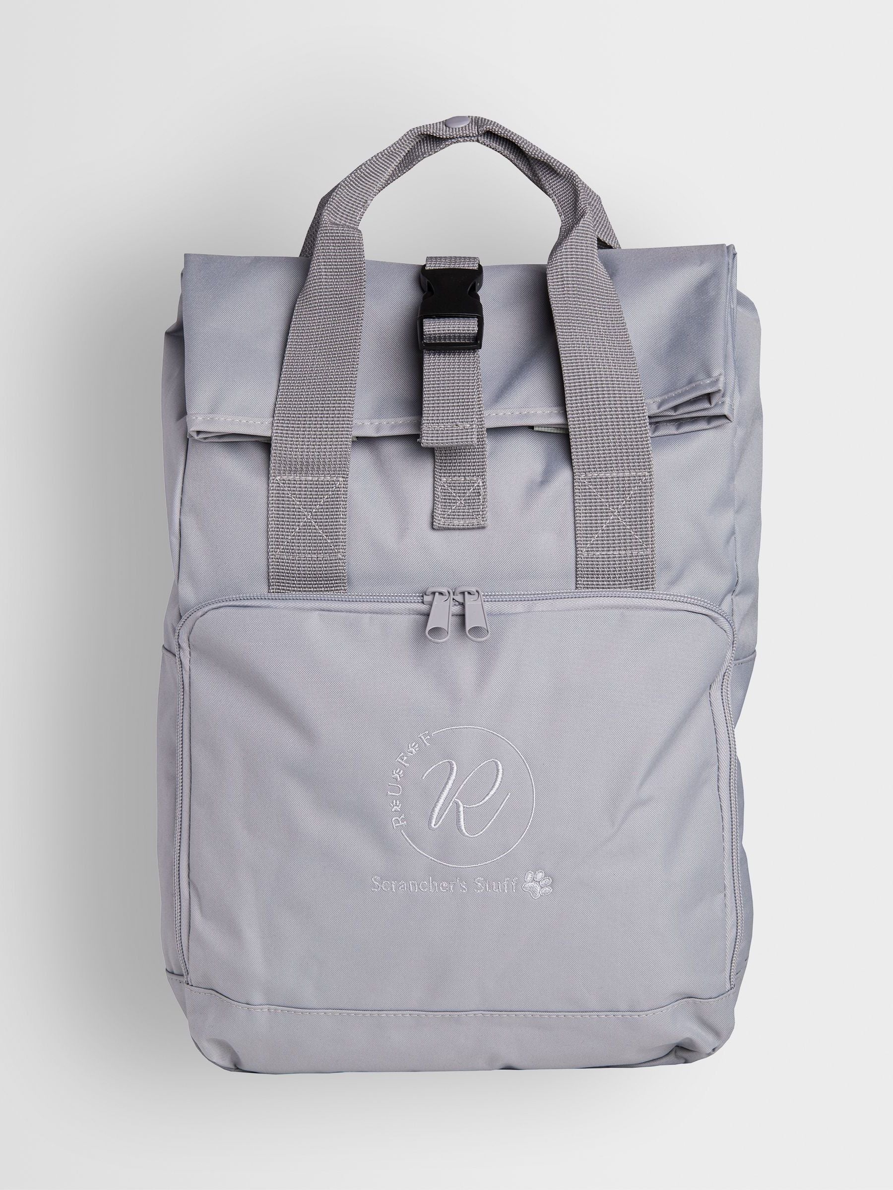 RUFF Personalised Luxury Roll Top Backpack