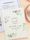 PMC personalisable botanical wedding planner ring bound - British product