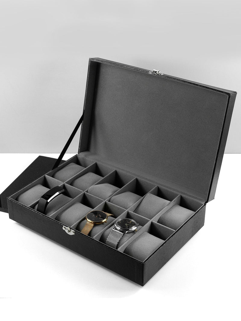 Treat Republic PU croc leather watch box for 12 watches (British brand)