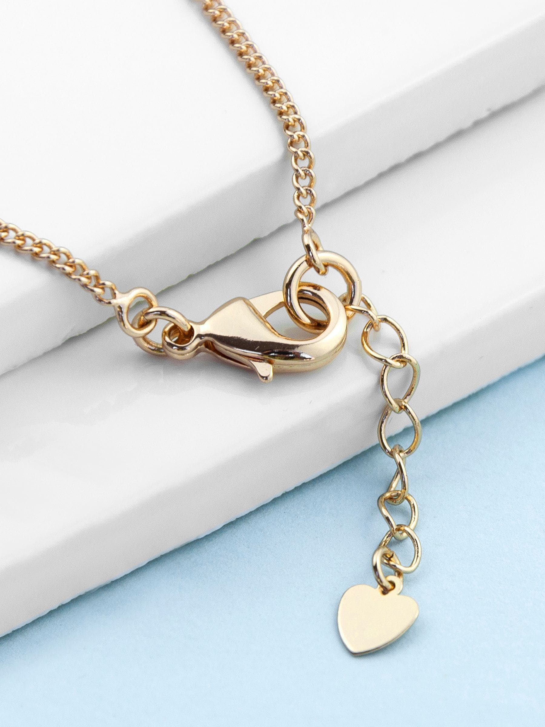 Treat Republic Rings of Love Necklace sterling silver plated (British brand)
