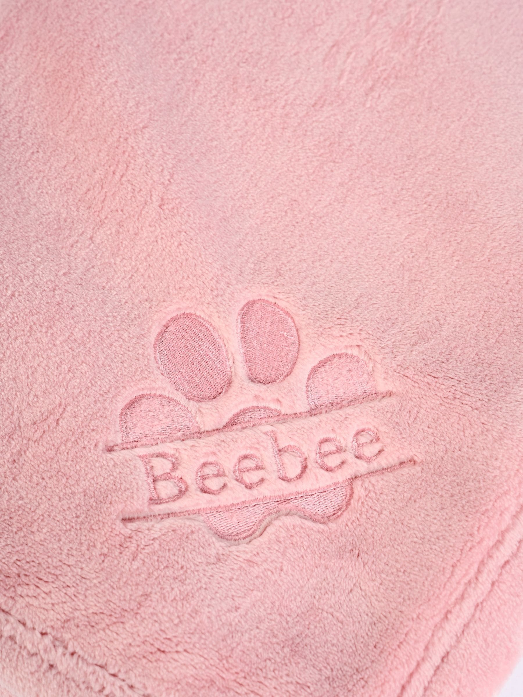 RUFF personalised plush dog blanket (British brand)