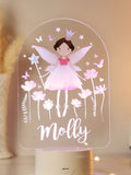 PMC personalised fairy LED night light, UK version