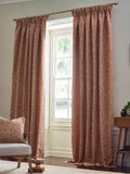 Morris & Co Acorn jacquard curtains brick tonal 117x137cm, imported from the UK