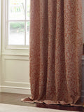 Morris & Co Acorn jacquard curtains brick tonal 117x137cm, imported from the UK