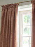 Morris & Co Acorn jacquard curtains brick tonal 117x137cm, imported from the UK