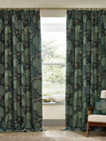 Morris & Co Green The Brook jacquard curtains 117x137cm, UK version