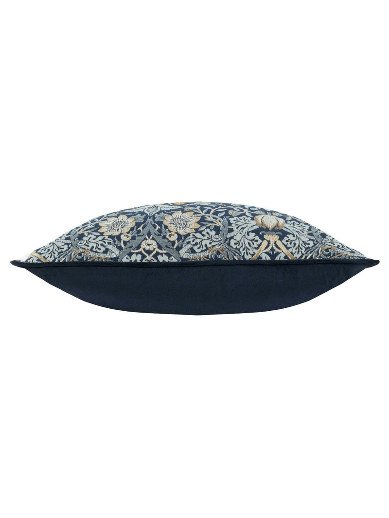 Morris & Co Strawberry Thief jacquard cushion 55cm, UK version