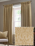 Morris & Co Saffron Acorn jacquard curtains 117x137cm - British product
