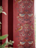 Morris & Co Strawberry Thief embroidered curtains 117x137cm, imported from the UK