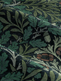 Morris & Co Acorn jacquard chenille pencil pleat curtains, UK version