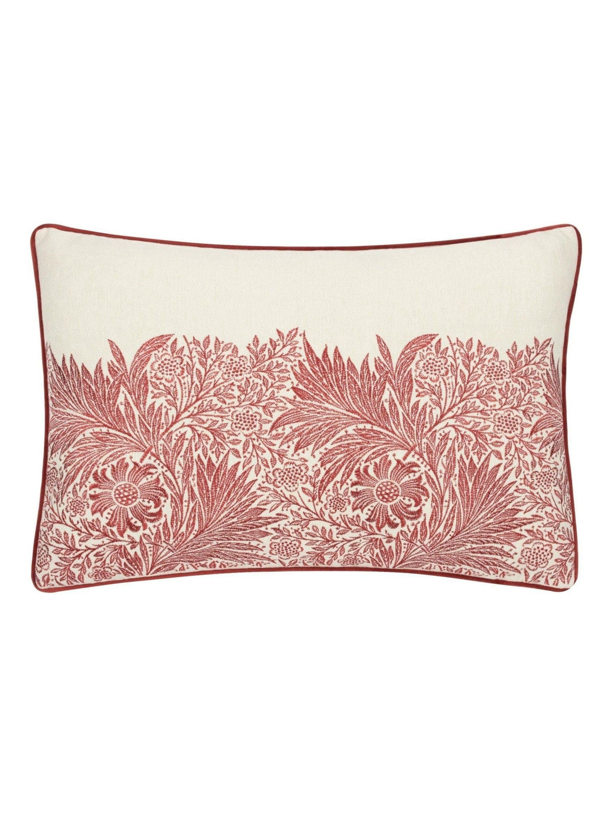 Morris & Co. Marigold embroidered cushion 40x60cm, UK version