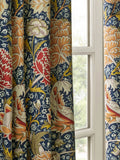 Morris & Co Indigo Berry Cray curtains 117cm (British brand)