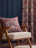Morris & Co Strawberry Thief jacquard curtains 117x137cm, UK version