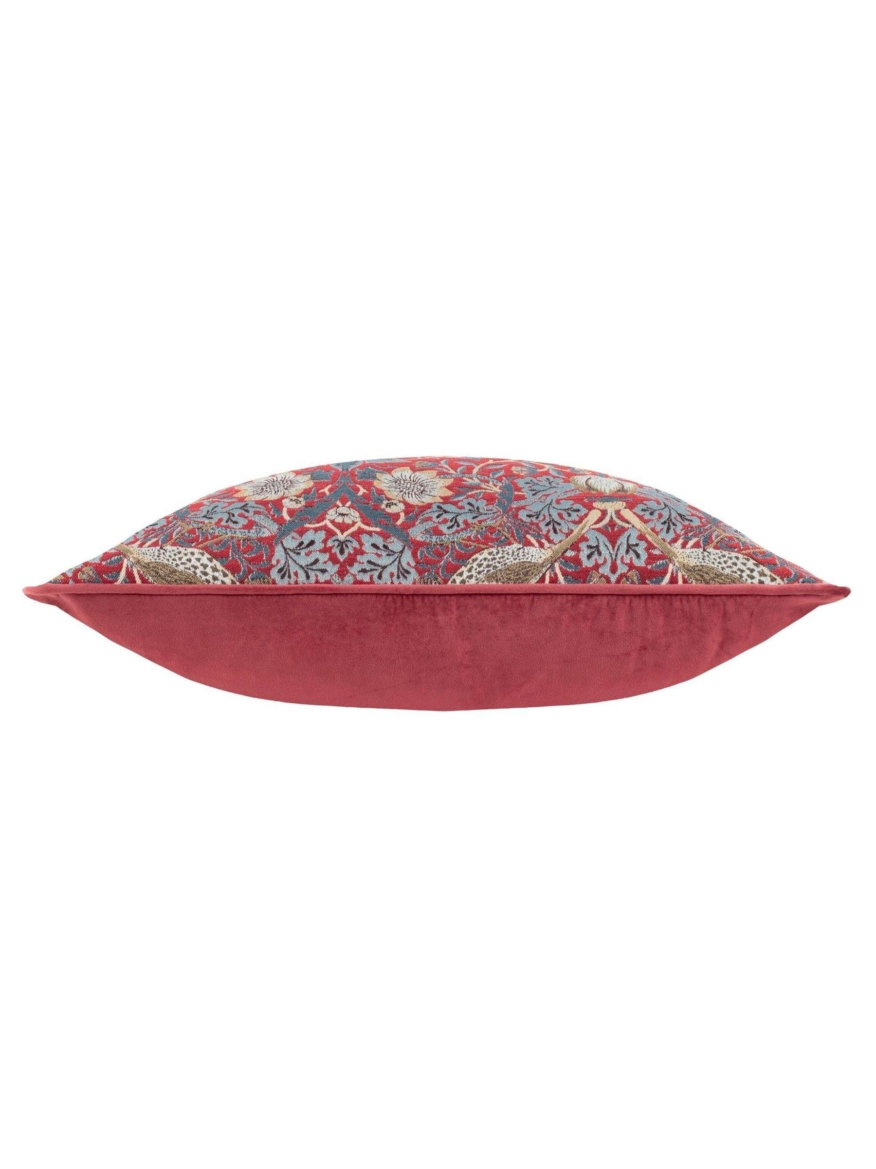 Morris & Co. Berry Strawberry Thief cushion 55cm - British product