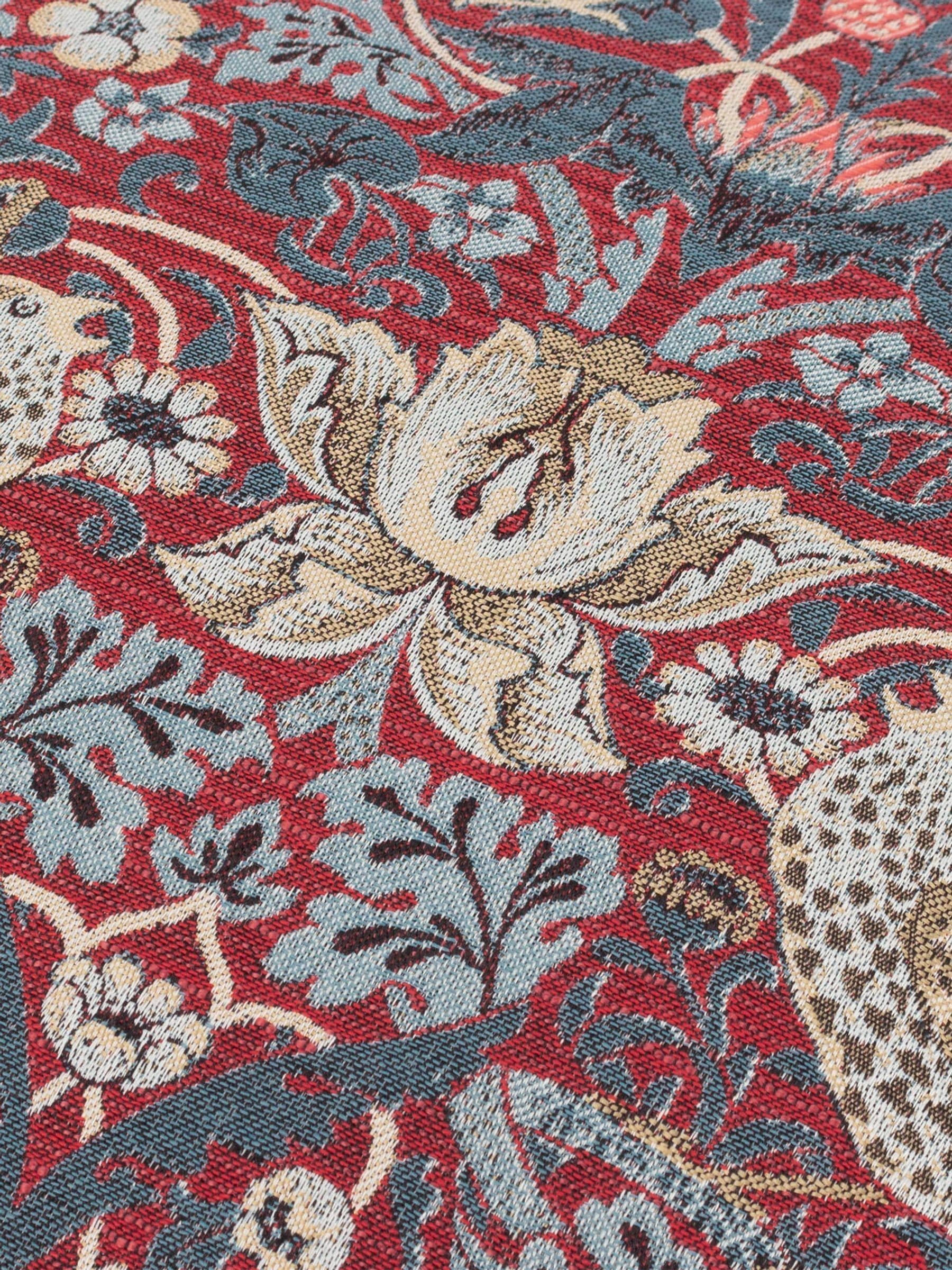 Morris & Co. Berry Strawberry Thief cushion 55cm - British product