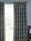Morris & Co indigo Strawberry Thief jacquard curtain 117x137cm - British product