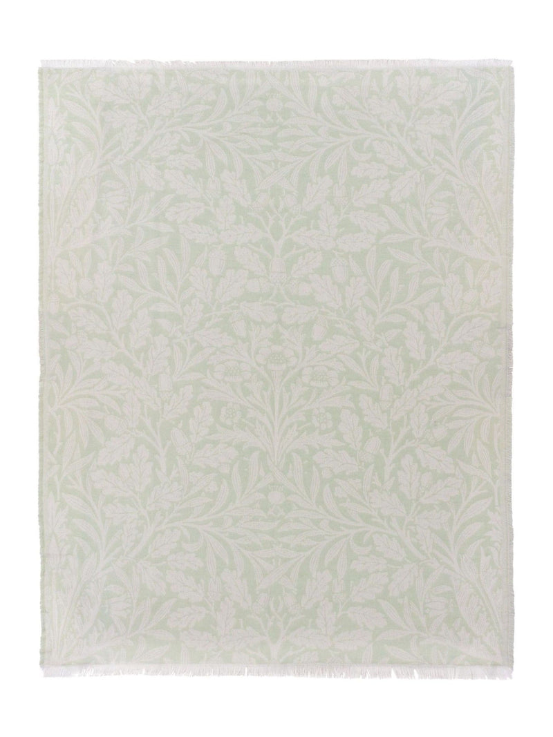 Morris & Co acorn tonal woven faux fur throw 170x130cm (British brand)