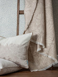 Morris & Co. marigold jacquard throw stone (British brand)