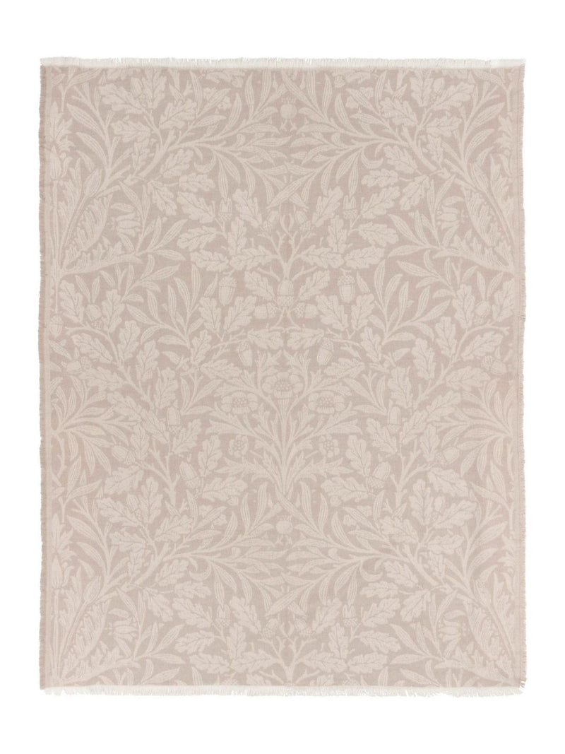 Morris & Co. marigold jacquard throw stone (British brand)