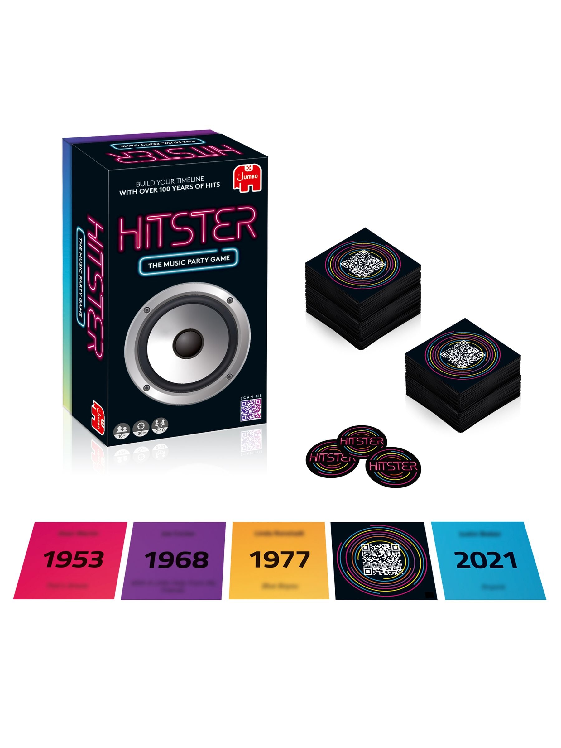 Galt Toys Hitster Game music party game for adults (British brand)