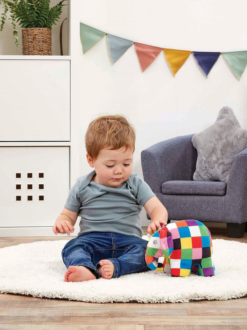 Rainbow Designs Elmer soft toy 20cm (British brand)