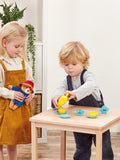 Paddington Bear tea set with soft toy (British brand)