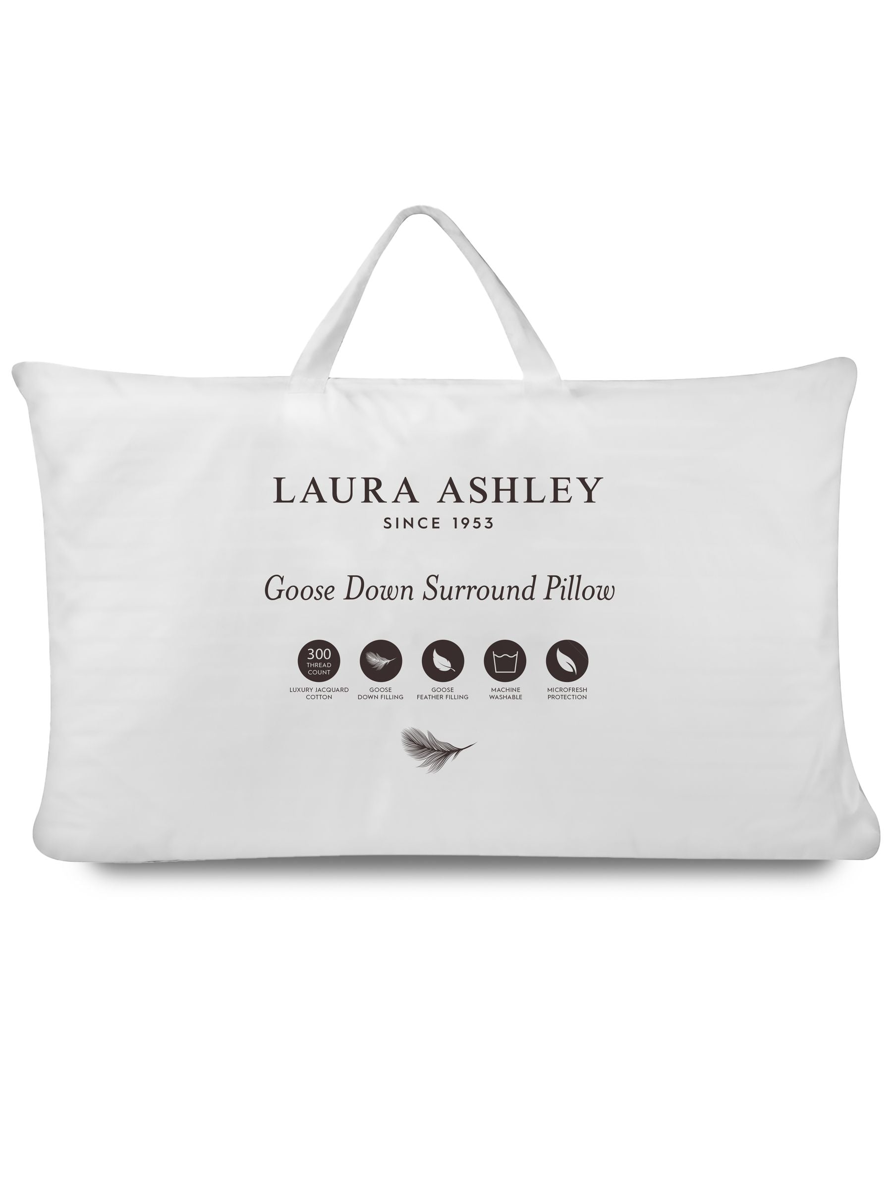 Laura Ashley luxury goose feather down pillow - UK version