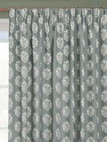 Sanderson curtains Delph Blue Sessile Leaf printed 117x137cm, UK version