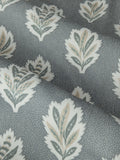 Sanderson curtains Delph Blue Sessile Leaf printed 117x137cm, UK version