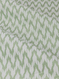 Sanderson Sage Hutton woven jacquard pencil pleat curtain, imported from the UK