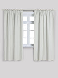 Blackout curtains sage stripe pencil pleat, imported from the UK
