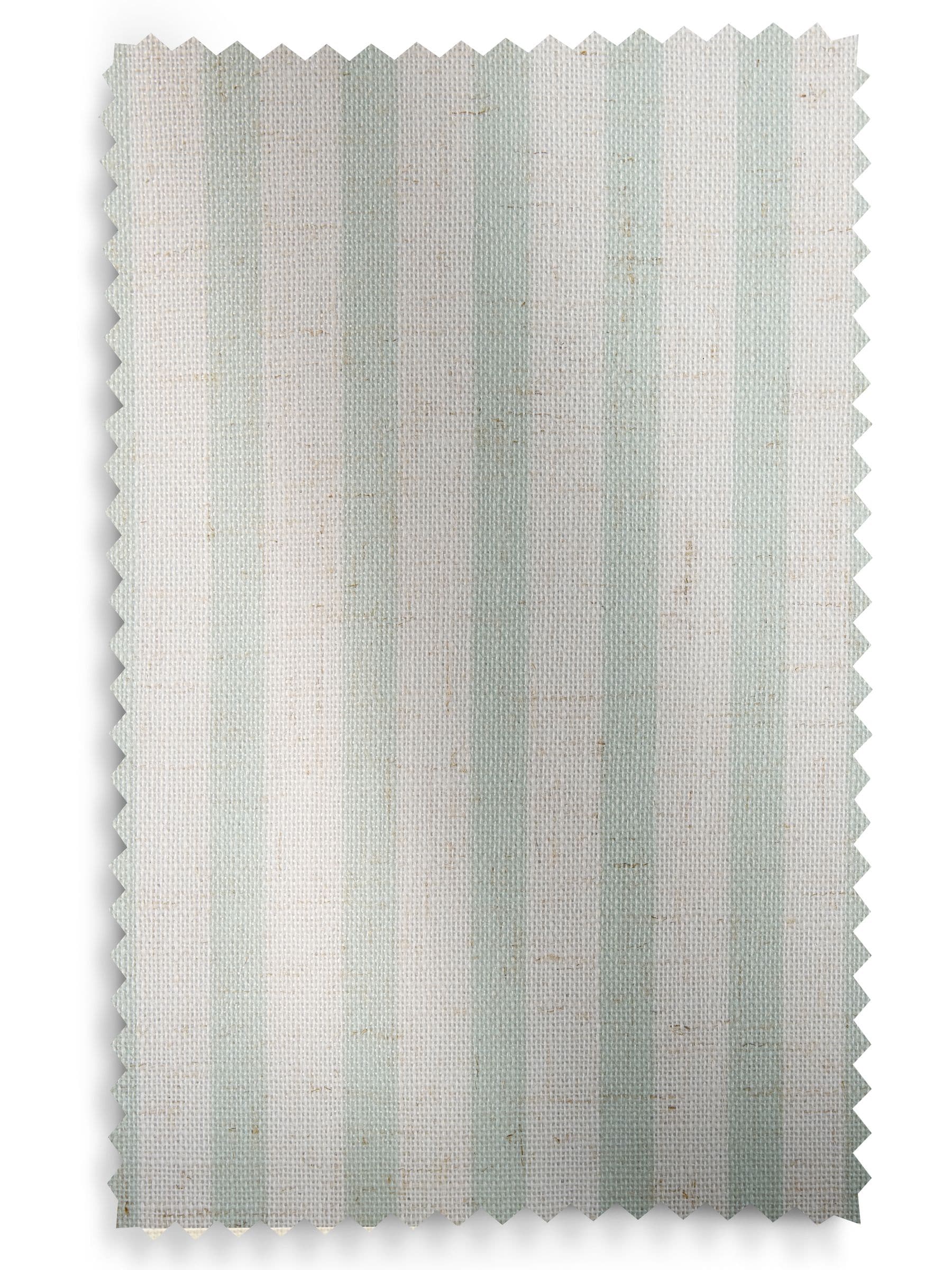 Blackout curtains sage stripe pencil pleat, imported from the UK