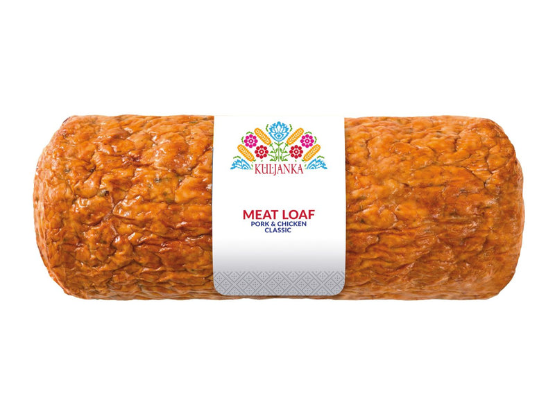 Assorted meat loaf with classic, garlic, and caraway flavours, UK version
