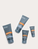 ENERGISE Discovery Set men's grooming kit with shower gel, hair wash, face wash, and moisturiser - British product