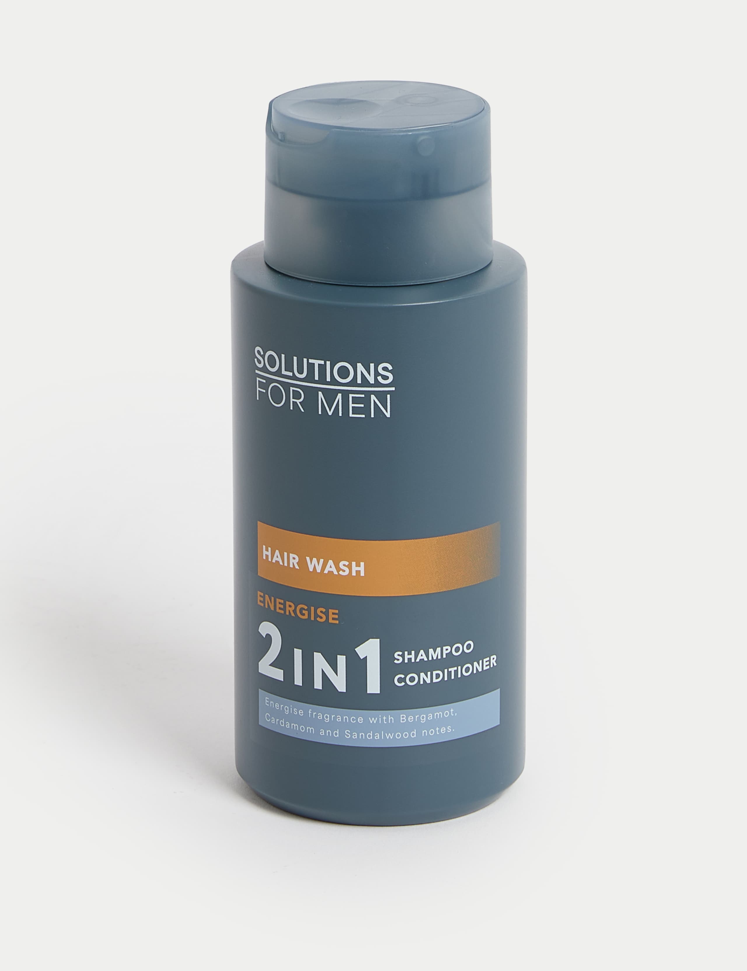 Solutions for Men Energise Hair Wash 300ml (British brand)