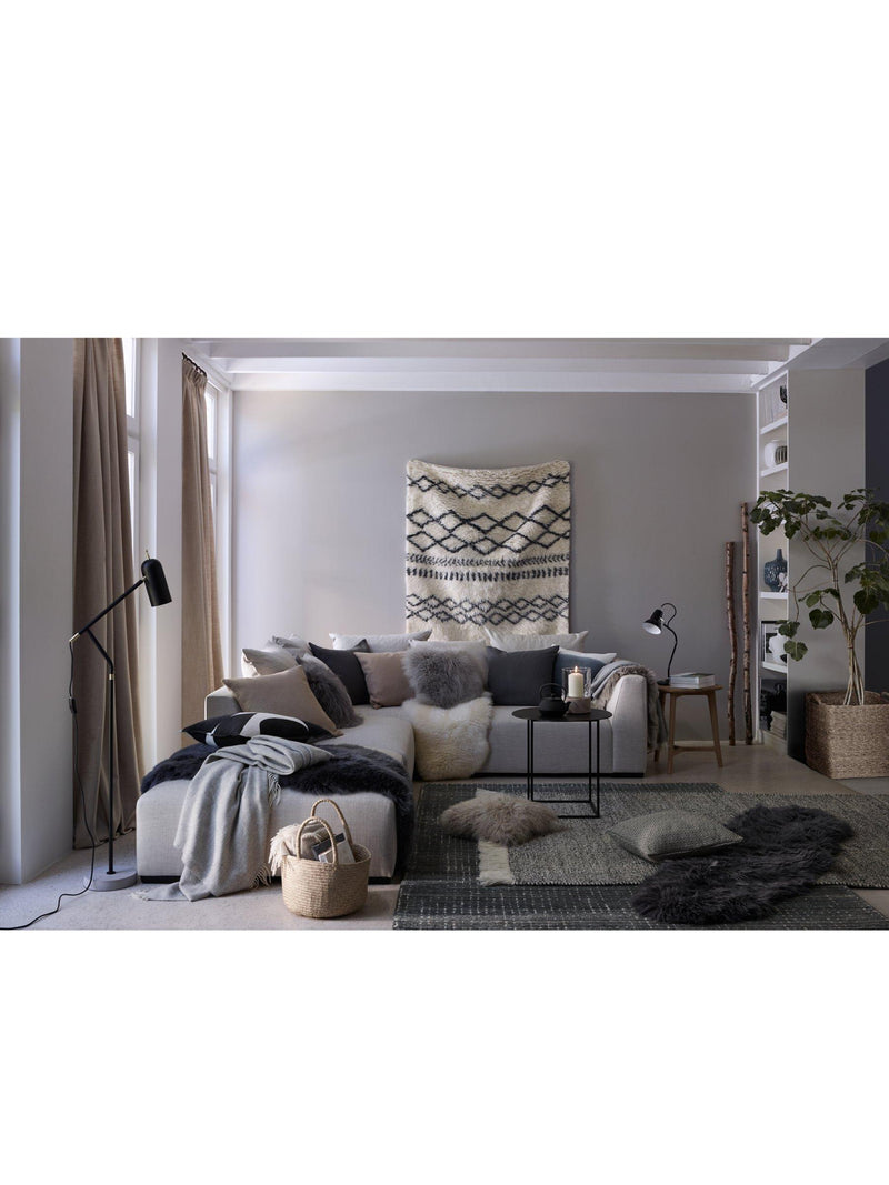 John Lewis Mongolian sheepskin cushion 38cm (British brand)