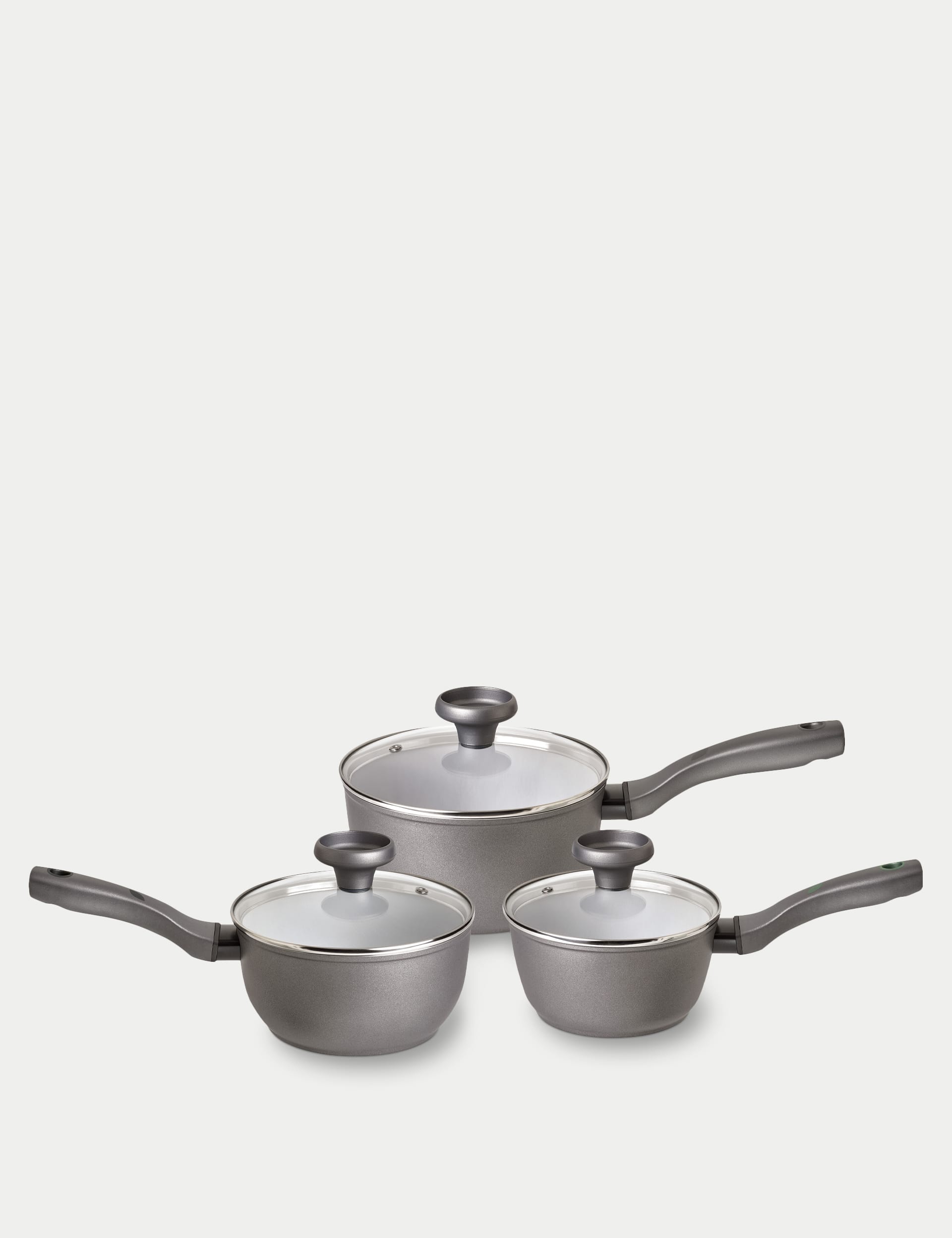 Prestige Earth Pan non-stick saucepan set of 3 - British product