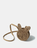Easter Bunny Bag handmade rattan crossbody bag, imported from the UK