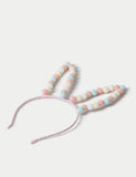 Easter colourful pom bunny ears - British product