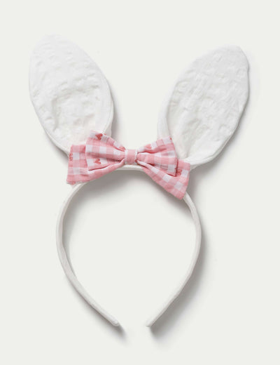 M&S Easter Gingham Bow Bunny Ears Hair Accessory- Buy online at McGrocer