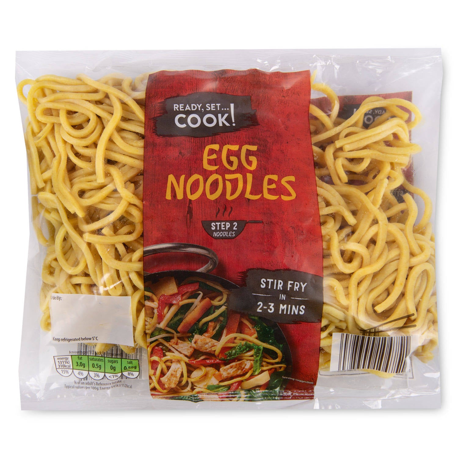 Egg noodles free from soy for everyday meals (British brand)