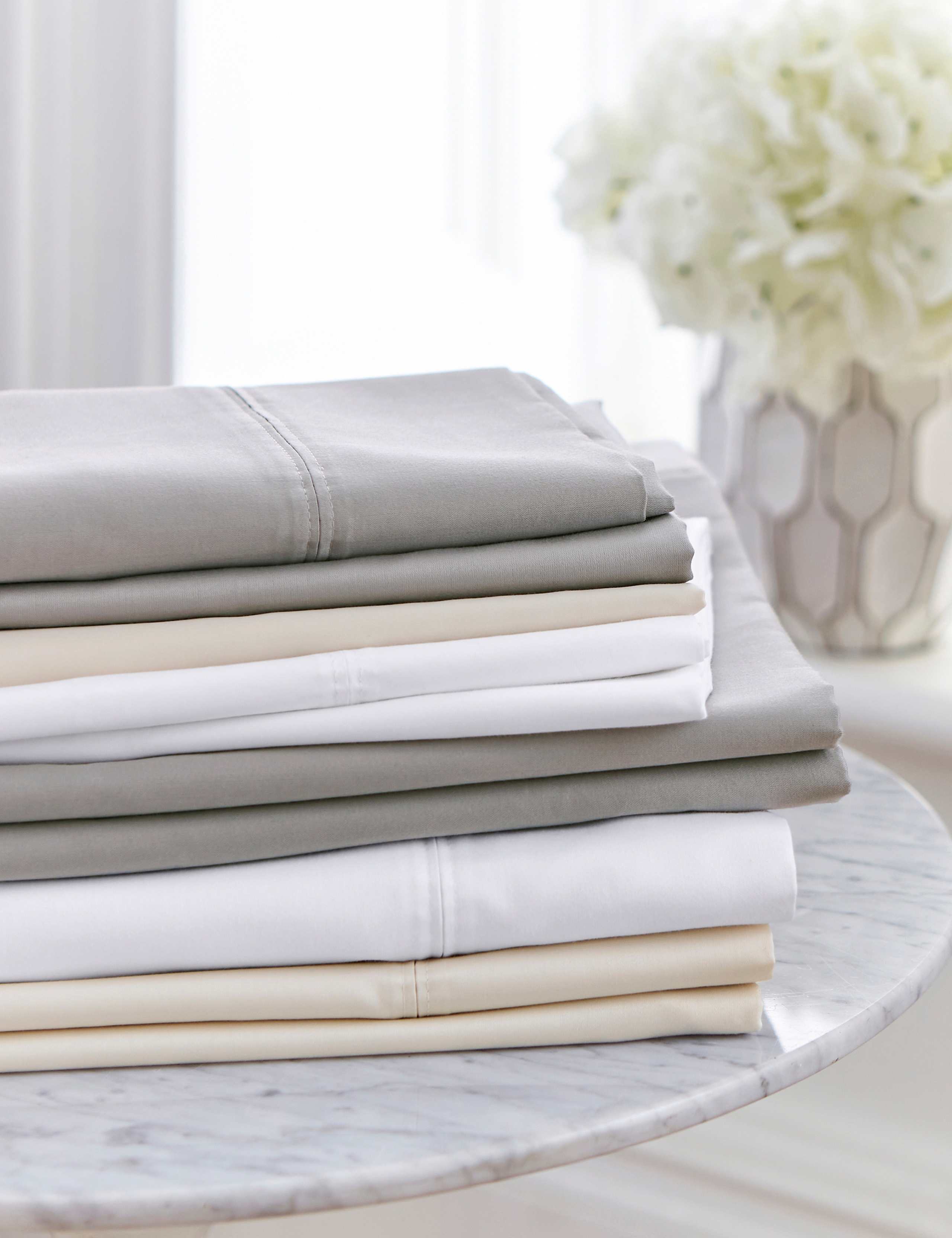 Bedeck of Belfast Egyptian cotton 1000 thread count pillowcase, UK version