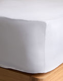 230 thread count Egyptian cotton fitted sheet for 25cm deep mattresses - British product