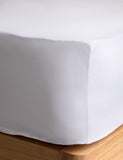 230 thread count Egyptian cotton fitted sheet for 25cm deep mattresses - British product
