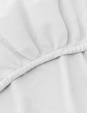230 thread count Egyptian cotton fitted sheet for 25cm deep mattresses - British product