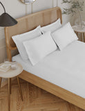 230 thread count Egyptian cotton fitted sheet for 25cm deep mattresses - British product