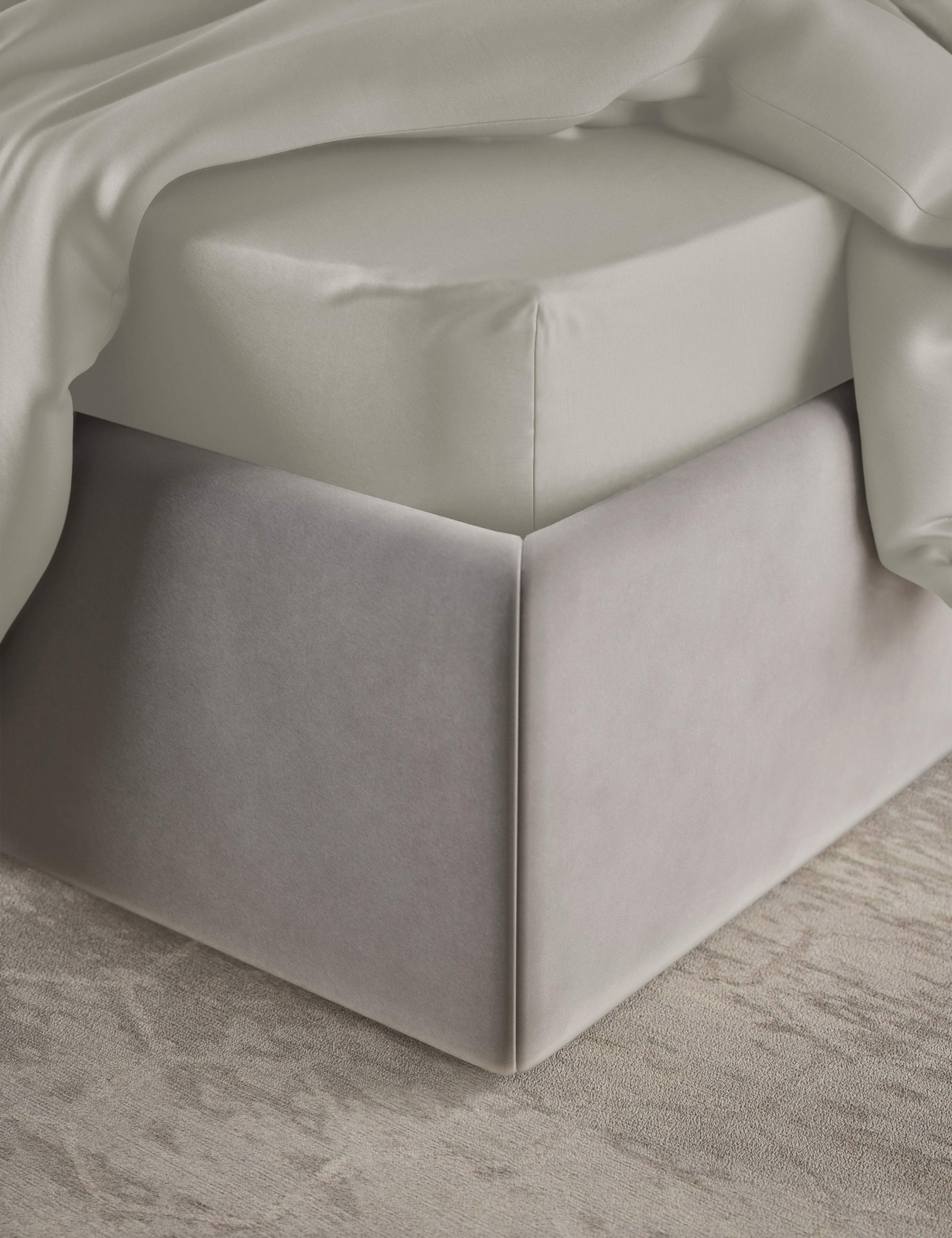 Egyptian cotton sateen deep fitted sheet 30cm deep - British product